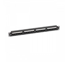 NTSS Патч-панель NTSS 24 UTP порта RJ45, cat.5е, 1U, Dual IDC, без органайзера NTSS-PP-1U-24-UTP-RJ45-5e-D