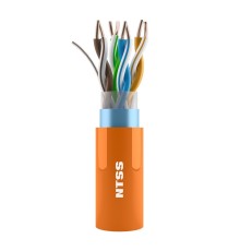 NTSS Кабель витая пара NTSS F/UTP 5e 4 пары одножильный 24AWG медь 305м внутренний нг(А)-HF (LSZH) оранжевый NTSS-IN-FTP4-5e-LSZH-OR
