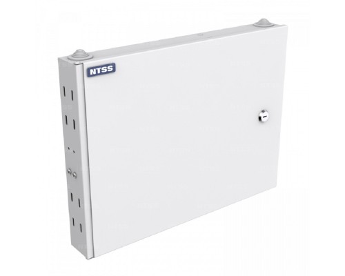 [Кросс, патч панель, адаптер] NTSS  Кросс NTSS оптический настенный частично укомплектованный 16 портов FC/ST (планка FC/ST-2шт, сплайс-кассета-1шт) серый RAL 7035 NTSS-WFOB-16-FC/ST-S0020