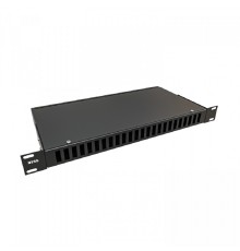 NTSS Кросс NTSS оптический 19'' укомплектованный 1U, 24 порта SC/UPC duplex, 50/125 мкм (сплошная панель, сплайс-кассета 2шт, пигтейлы, КДЗС, адаптеры) черный RAL 9005 NTSS-RFOB-1U-24-2SC/U-50-SP1.5G0