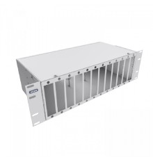 NTSS Кросс NTSS оптический 19'' укомплектованный 3U, 64 порта FC/UPC, 50/125 мкм ОМ3 (планки, сплайс-кассета 2шт, пигтейлы, КДЗС, адаптеры) серый RAL 7035 NTSS-RFOB-3U-64-FC/U-503-SP1.5G2AY