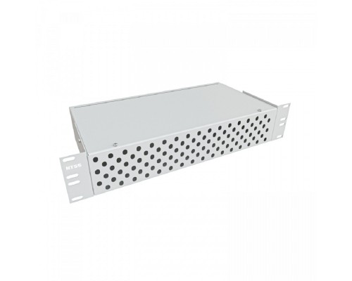 [Кросс, патч панель, адаптер] NTSS Кросс NTSS оптический 19' укомплектованный 2U, 96 портов ST/UPC, 50/125 мкм ОМ3 (сплошная панель, сплайс-кассета 3шт, пигтейлы, КДЗС, адаптеры) серый RAL 7035 NTSS-RFOB-2U-96-ST/U-503-SP1.5G0AY