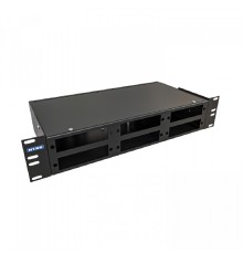 NTSS Кросс NTSS оптический 19'' укомплектованный 2U, 32 порта ST/UPC, 50/125 мкм ОМ3 (планки, сплайс-кассета, пигтейлы, КДЗС, адаптеры) черный RAL 9005 NTSS-RFOB-2U-32-ST/U-503-SP1.5G2AY-BL