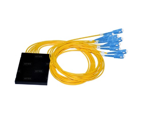 [Кросс, патч панель, адаптер] NTSS Разветвитель сплавной 1х3 оконцованный SC/UPC 9/125 вывод 1м буфер 3.0мм 1310/1550 NTSS-FCT-FBT-1/3-9-SC/U-1.0-3.0