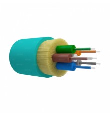 NTSS Оптический кабель распределительный, OM3, 50/125, 6 волокон, LSZH, АКВА NTSS-FO-D-IN-503-6-LSZH