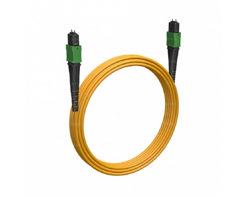 [Патч-корд, пигтейл] NTSS Волоконно-оптическая сборка trunk NTSS PREMIUM 8ов, MTP/APC (male)-MTP/APC (male), полярность А, 9/125 OS2, 10м, LSZH NTSS-FM8PM-9-MTP/A(m)-MTP/A(m)-A-10