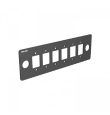 NTSS Сменная планка для оптических розеток 6 MTP/MPO без адаптеров для оптического кросса MTP/MPO NTSS-AP-PM-MTP/MPO-BL