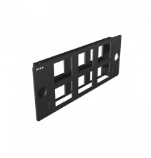NTSS Сменная планка для установки 6 keystone модулей для оптического кросса MTP/MPO NTSS-AP-PM-6KJ-BL