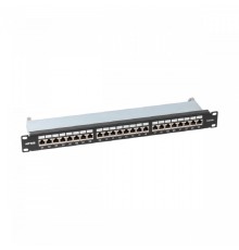 NTSS Патч-панель NTSS PREMIUM 1U 24 порта RJ45 FTP cat.5е, Krone IDC (инструмент в комплекте), с органайзером NTSS-PP2-PM-1U-24-FTP-RJ45-5e-K
