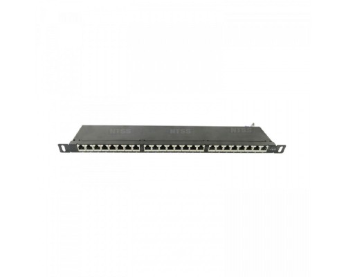 [Кросс, патч панель, адаптер] NTSS Патч-панель NTSS PREMIUM 0.5U 24 порта RJ45 FTP cat.6, Krone IDC (инструмент в комплекте) с задним кабельным органайзером NTSS-PP2-PM-0.5U-24-FTP-RJ45-6-K