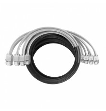 NTSS Кабельная сборка NTSS PREMIUM 6pc, FTP CAT6, оконцована разъемами KEYSTONE RJ45 FTP CAT6, заделка в чулке, вывод 0.6м, длина 20м, LSZH, серый NTSS-PC-PM-6-FTP-RJ45KJ-6-S-0.6-20.0-LSZH-GY