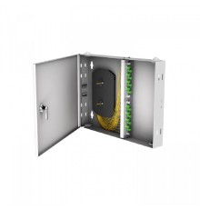 NTSS Кросс настенный NTSS PREMIUM предсобранный, 12 портов FC/APC, 9/125 мкм, (сплайс, пигтейлы, кдзс, планки, адаптеры) NTSS-WFOB-PM-12-FC/A-9-SP1.5G2A