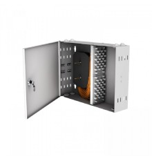 NTSS Кросс настенный NTSS PREMIUM предсобранный, 24 порта FC/UPC, 50/125 мкм, (сплайс, пигтейлы, кдзс, планки, адаптеры) NTSS-WFOB-PM-24-FC/U-50-SP1.5G2A