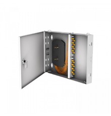 NTSS Кросс настенный NTSS PREMIUM предсобранный, 12 портов ST/UPC, 50/125 мкм, (сплайс, пигтейлы, кдзс, планки, адаптеры) NTSS-WFOB-PM-12-ST/U-50-SP1.5G2A