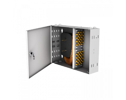 [Кросс, патч панель, адаптер] NTSS Кросс настенный NTSS PREMIUM предсобранный, 20 портов ST/UPC, 50/125 мкм, (сплайс, пигтейлы, кдзс, планки, адаптеры) NTSS-WFOB-PM-20-ST/U-50-SP1.5G2A