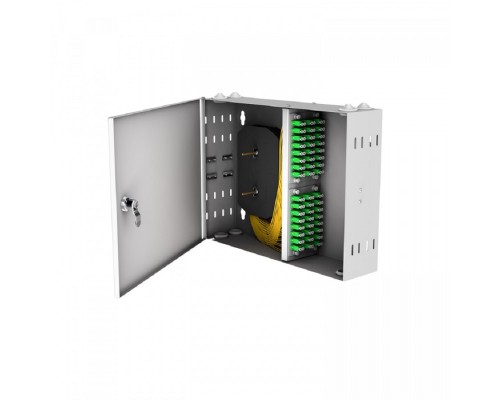 [Кросс, патч панель, адаптер] NTSS Кросс настенный NTSS PREMIUM предсобранный, 32 порта LC/APC duplex, 9/125 мкм, (розетки, сплайс 2шт, КДЗС, пигтейлы) NTSS-WFOB-PM-32-2LC/A-9-SP1.5G1A