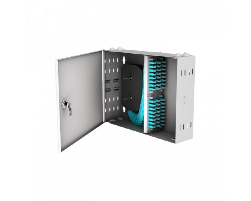 [Кросс, патч панель, адаптер] NTSS Кросс настенный NTSS PREMIUM предсобранный, 32 порта LC/UPC duplex, 50/125 мкм ОМ3, (розетки, сплайс 2шт, КДЗС, пигтейлы) NTSS-WFOB-PM-32-2LC/U-503-SP1.5G1A