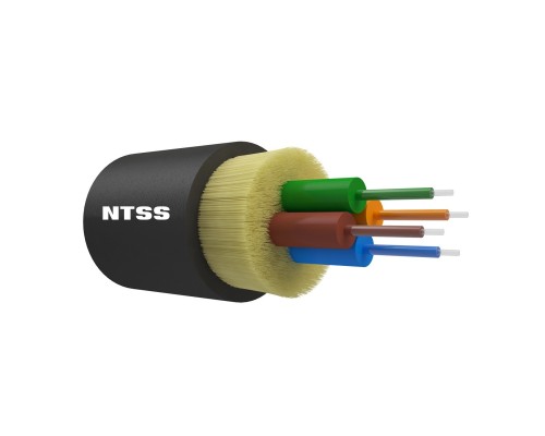 [Оптический кабель] NTSS Оптический кабель распределительный NTSS PREMIUM IN/OUT, 4 волокна OM3, 50/125, LSZH(нг(A)-HF), черный NTSS-FO-D-IN/OUT-PM-503-4-LSZH