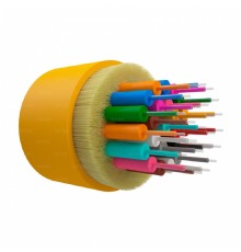 NTSS Оптический кабель внутренний NTSS PREMIUM 24 волокна OS2, 9/125, LSZH(нг(A)-HF), жёлтый NTSS-FO-D-IN-PM-9-24-LSZH