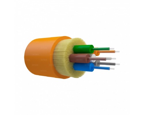 [Оптический кабель] NTSS Оптический кабель внутренний NTSS PREMIUM 6 волокон OM1, 62.5/125, LSZH(нг(A)-HF), оранжевый NTSS-FO-D-IN-PM-62.5-6-LSZH