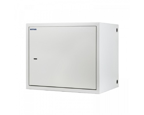 [Шкаф телекоммуникационный, стойка] NTSS Шкаф настенный антивандальный распашной NTSS WAR 8U 500*400мм, 2 профиля 19, сварной, серый RAL 7035 NTSS-WAR8U6040