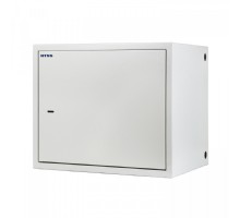 NTSS Шкаф настенный антивандальный распашной NTSS WAR 10U 600*500мм, 2 профиля 19, сварной, серый RAL 7035 NTSS-WAR10U6050