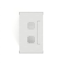 NTSS Шкаф настенный телекоммуникационный NTSS WS 6U 600х600х370мм, 2 профиля 19, дверь сплошная металл, боковые стенки съемные, разобранный, серый RAL 7035 NTSS-WSP6U6060FD