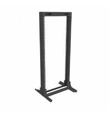 NTSS Стойка серверная NTSS OR однорамная 24U 19, комплект ножек, черный RAL 9005 NTSS-1GOR24U-BL