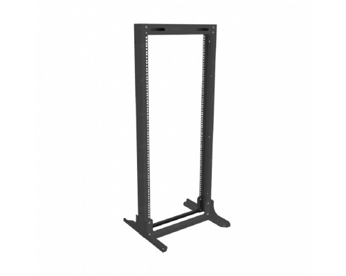 [Шкаф телекоммуникационный, стойка] NTSS Стойка серверная NTSS OR однорамная 24U 19, комплект ножек, черный RAL 9005 NTSS-1GOR24U-BL