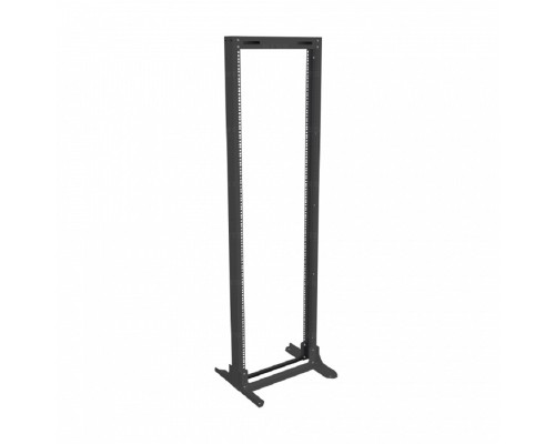 [Шкаф телекоммуникационный, стойка] NTSS Стойка серверная NTSS OR однорамная 37U 19, комплект ножек, черный RAL 9005 NTSS-1GOR37U-BL