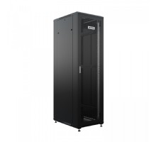 NTSS Шкаф напольный универсальный серверный NTSS R 32U 600х800мм, 4 профиля 19, двери перфорированная и перфорированная, боковые стенки съемные, регулируемые опоры, разобранный, черный RAL 9005 NTSS-R