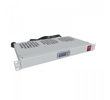 NTSS Модуль вентиляторный NTSS крепление на 19 1U, 3 элемента, электронный термоконтроллер, цифровой термодатчик, серый RAL 7035 NTSS-FAN3/19T