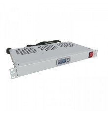 NTSS Модуль вентиляторный NTSS крепление на 19 1U, 3 элемента, электронный термоконтроллер, цифровой термодатчик, серый RAL 7035 NTSS-FAN3/19T