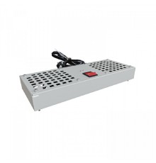 NTSS Модуль вентиляторный NTSS потолочный, 2 элемента, без термостата, для настенных шкафов W, WS, LIME, серый RAL 7035 NTSS-SWFAN2/6-8-10