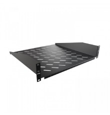 NTSS Полка переднего крепления NTSS, глубина 450мм, крепление 19 2U, черный RAL 9005 NTSS-FF-450-BL