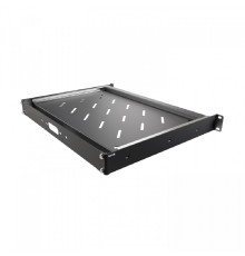 NTSS Полка клавиатурная выдвижная NTSS, крепление 19 1U, для шкафов глубиной 450мм и более, черный RAL 9005 NTSS-MSKB-U-BL