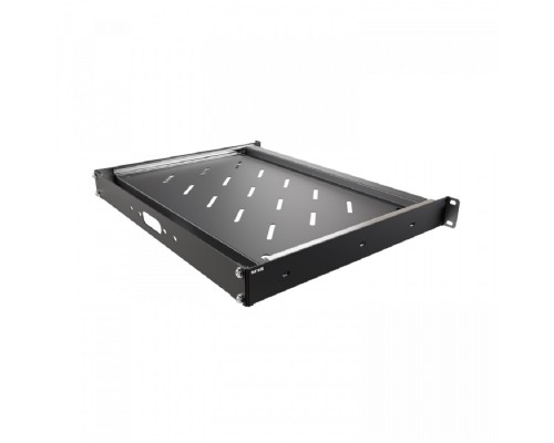 [Аксессуар] NTSS Полка клавиатурная выдвижная NTSS, крепление 19 1U, для шкафов глубиной 450мм и более, черный RAL 9005 NTSS-MSKB-U-BL