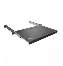 NTSS Полка выдвижная NTSS глубина 300мм, крепление 19 1U, для шкафов глубиной 600мм, черный RAL 9005 NTSS-MSKB-FS-600-BL