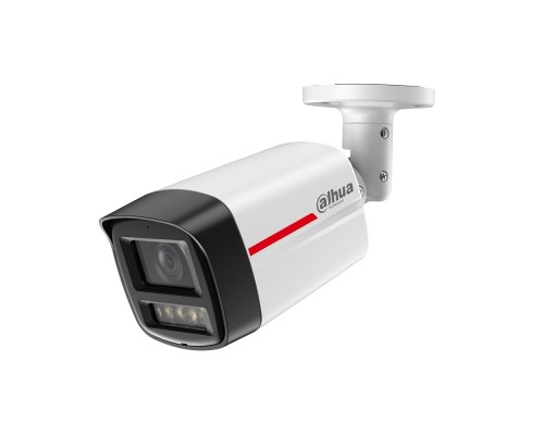 [Видеонаблюдение] DAHUA DH-IPC-HFW2849TLP-S-LED-0360B-PRO  Уличная цилиндрическая IP-видеокамера WizColor 8Мп, 1/1,8” CMOS, объектив 3,6мм, видеоаналитика, микрофон, LED 50м, IP67, металл