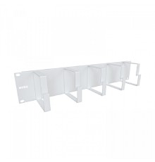 NTSS Организатор кабельный горизонтальный NTSS, крепление 19 2U, 5 колец глубиной 85мм, металл, серый RAL 7035 NTSS-HORG-2U-5(85)