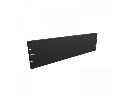 [Аксессуар] NTSS Панель 3U заглушка NTSS, крепление 19 3U, черный RAL 9005 NTSS-FUB-3U-BL