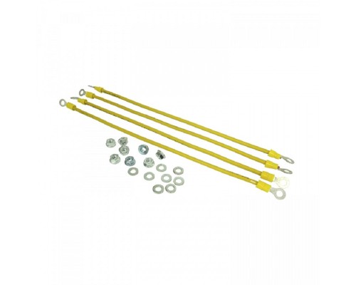 [Аксессуар] NTSS Набор NTSS кабелей заземления (набор: гайка, шайба - 8шт, проводник зазмеления 30см - 4шт) NTSS-KZ