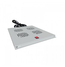 NTSS Модуль вентиляторный NTSS потолочный для шкафов серии R глубиной 800мм на 4 элемента потолочный без термостата, серый RAL 7035 NTSS-FAN4/800