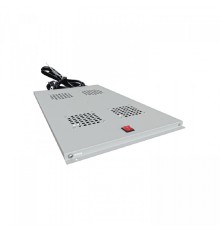 NTSS Модуль вентиляторный NTSS потолочный для шкафов серии R глубиной 1000мм на 4 элемента потолочный без термостата, серый RAL 7035 NTSS-FAN4/1000