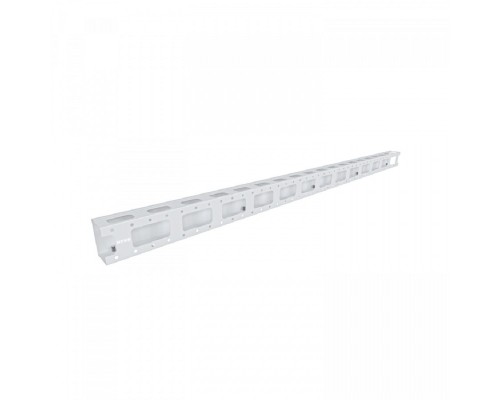 [Аксессуар] NTSS Органайзер кабельный вертикальный NTSS 47U с крышкой, ширина 100мм, для шкафов серии R шириной 800мм, серый RAL 7035 NTSS-VORGC-47U-1