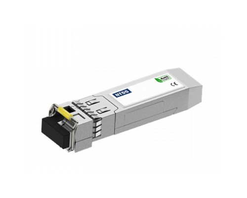 [Кросс, патч панель, адаптер] NTSS Модуль NTSS SFP, 1,25Гбит/с, разъём LC, рабочая длина волны 1550/1490нм, SM, WDM, дальность до 80км, ОБ 24дБ, DDM NTSS-SFP-1.25G-54-80LD
