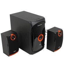 Колонки Dialog Progressive AP-200 BLACK { 2.1, 30W+2*15W RMS, USB+SD reader }