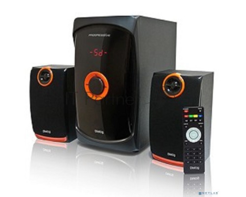Колонки Dialog Progressive AP-200 BLACK { 2.1, 30W+2*15W RMS, USB+SD reader }