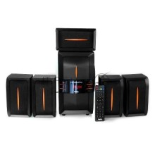 Колонки Dialog Progressive AP-540 BLACK {акустические колонки 5.1, 40W+5*12W RMS,  USB+SD reader}