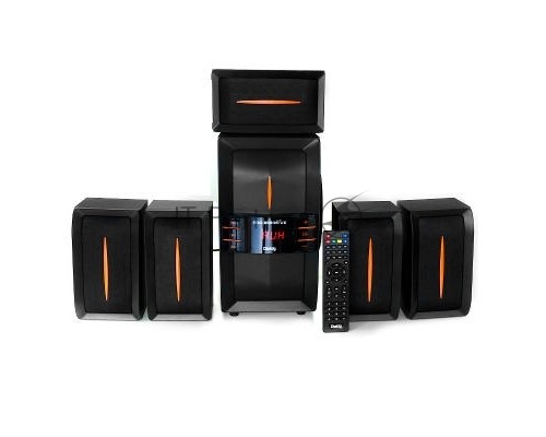 Колонки Dialog Progressive AP-540 BLACK {акустические колонки 5.1, 40W+5*12W RMS,  USB+SD reader}